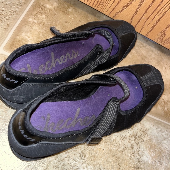 ❌❌❌SOLD❌❌❌Skechers Women’s Black Mary Jane Comfort Casual Shoes Size-8.5 - Picture 2 of 7